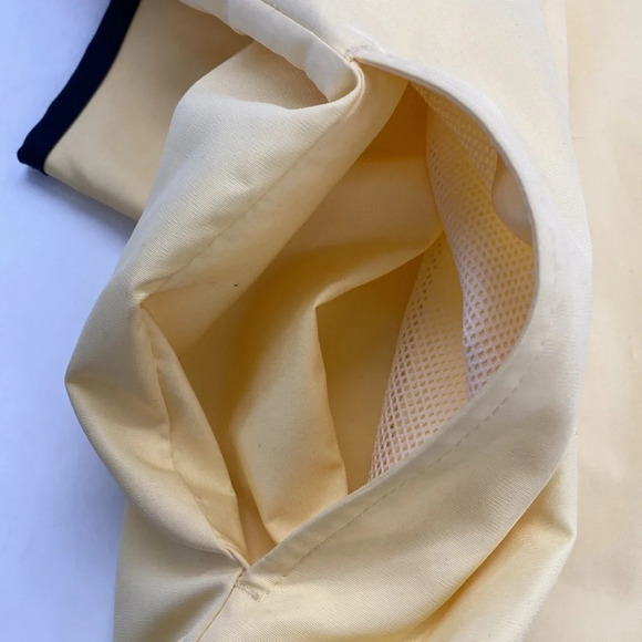 Cutter & Buck Sport Ladies Vest Yellow Blue Golf Pullover 1/4 Zip Pockets Large - Picture 9 of 14